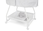 Grey Windchime (2340) 5-Deluxe Soothing Dreams Bassinet