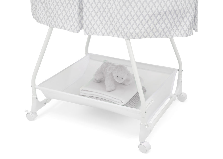 Grey Windchime (2340) 5-Deluxe Soothing Dreams Bassinet