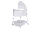 Grey Lattice (2390) 16-Deluxe Soothing Dreams Bassinet