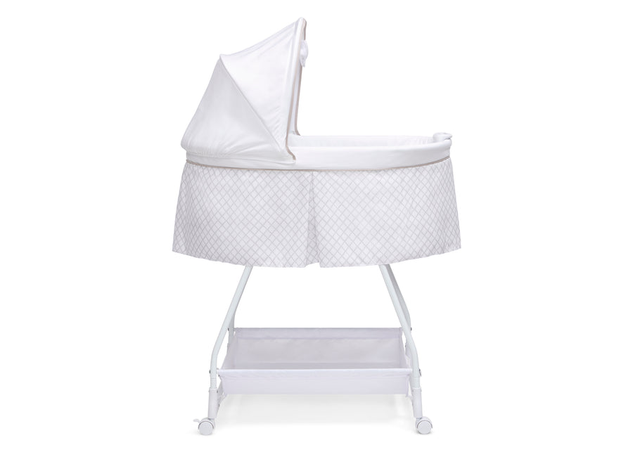 Grey Lattice (2390) 21-Deluxe Soothing Dreams Bassinet