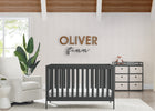 Charcoal Grey (029) 1-Hayes 4-in-1 Convertible Crib