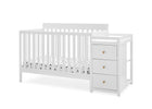 Bianca White with Natural (123) 3-Flynn 5-in-1 Convertible Crib and Changer