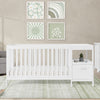 Bianca White (130) 16-Alice 5-in-1 Convertible Crib and Changer
