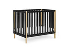 Ebony with Natural (1482) 22-Gio Mini Crib with 2.75-Inch Mattress