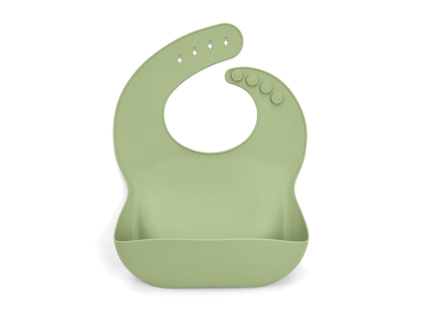 Light Green (2483) 13-100% Silicone 10-Piece Baby Feeding Set