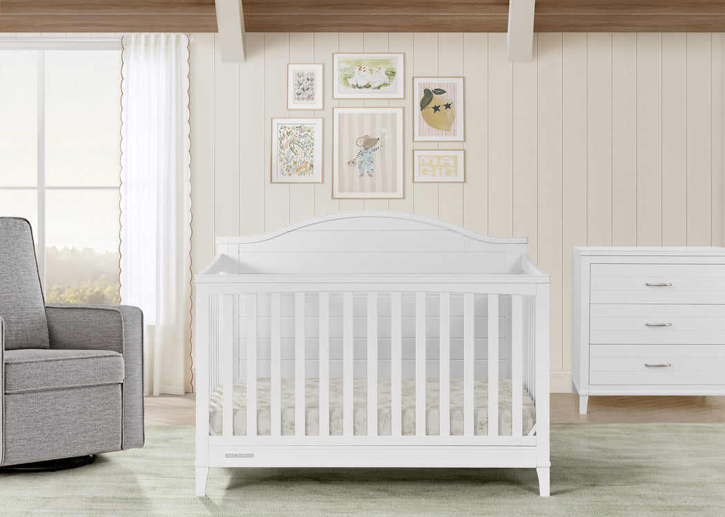 Phoebe 6-in-1 Convertible CribBianca White (130)