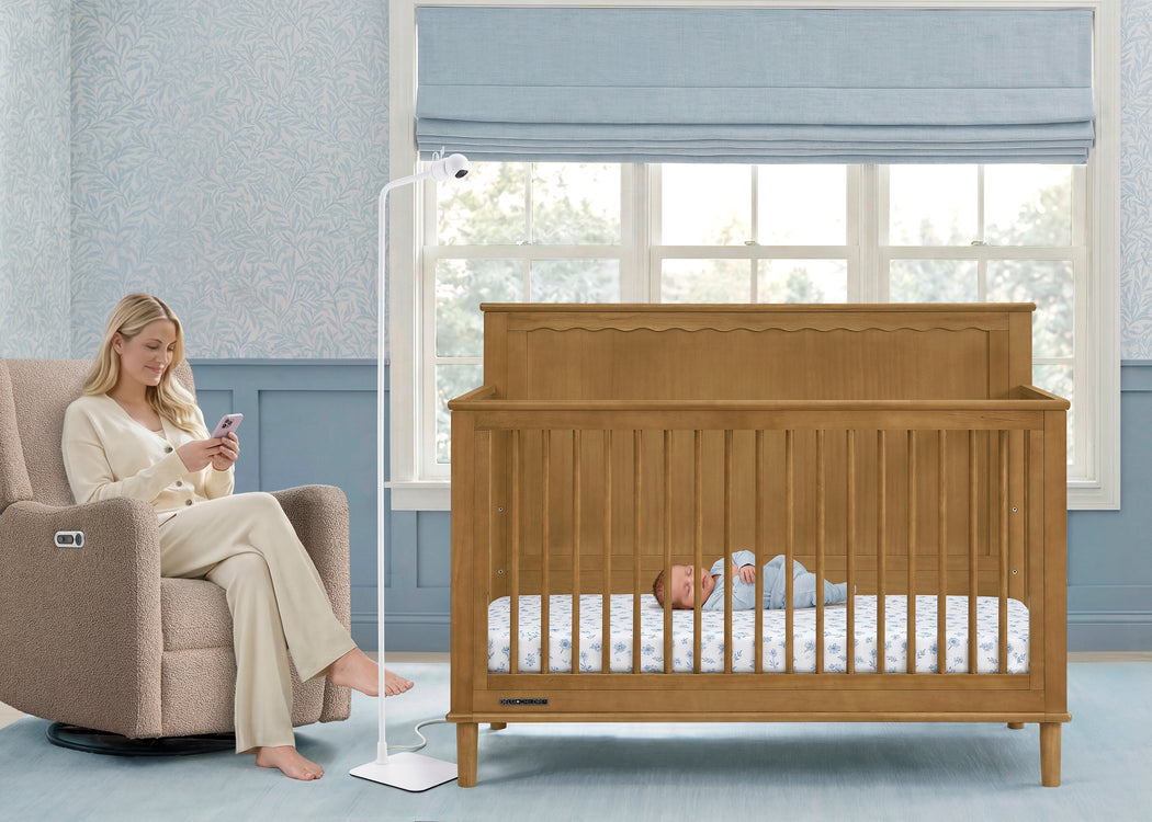 Smart Sleep Baby Monitor with Floor StandWhite (100)