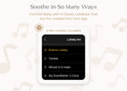 White (100) 6-Smart Sleep Baby Monitor with Floor Stand