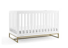 Bianca White with Melted Bronze (186) 10-Jade 4-in-1 Convertible Crib