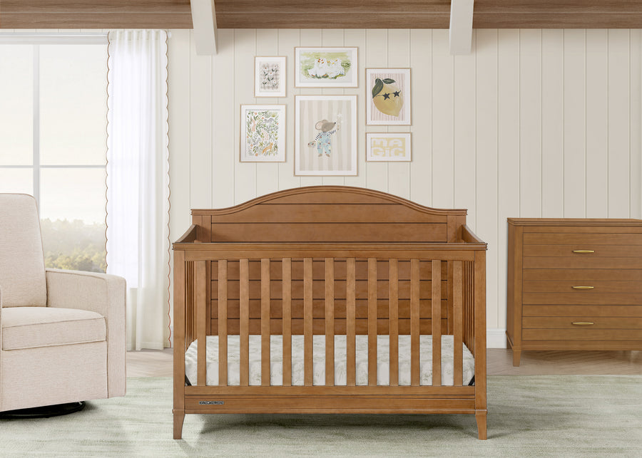 Chestnut (836) 1-Phoebe 6-in-1 Convertible Crib