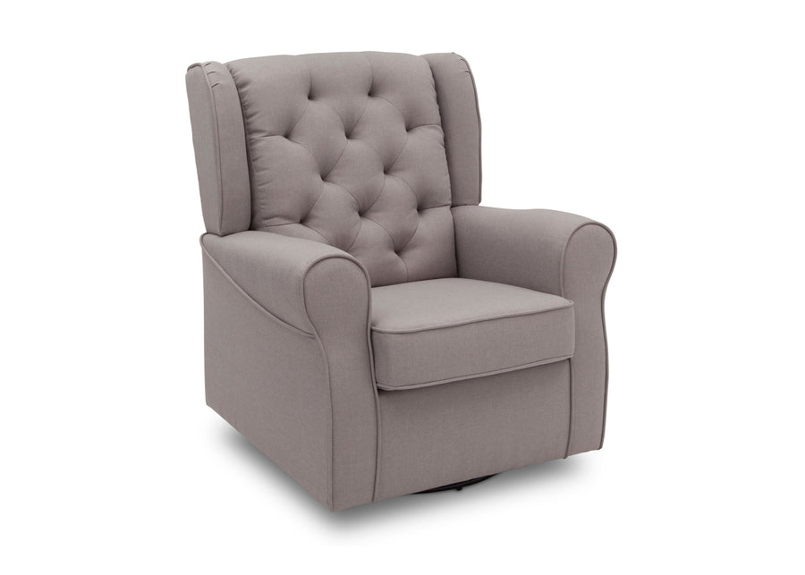 DCB: French Grey (1304) 10-Emma Nursery Glider Swivel Rocker Chair