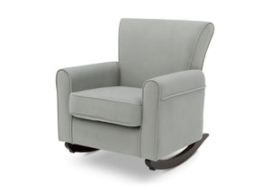 Mist with Dark Chocolate Frame (1326) 11-Lancaster Rocking Chair featuring LiveSmart Fabric by Culp