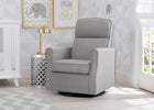 French Grey (1304) 17-Blair Slim Nursery Glider Swivel Rocker Chair