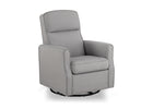 French Grey (1304) 20-Blair Slim Nursery Glider Swivel Rocker Chair