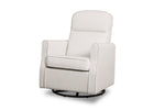 Cream (743) 16-Blair Slim Nursery Glider Swivel Rocker Chair