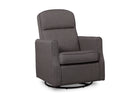 Charcoal Grey (931) 9-Blair Slim Nursery Glider Swivel Rocker Chair