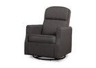 Charcoal Grey (931) 10-Blair Slim Nursery Glider Swivel Rocker Chair