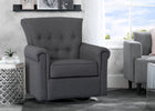 Charcoal Grey (931)  7-Harper Nursery Glider Swivel Rocker Chair