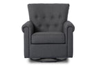 Charcoal Grey (931)  9-Harper Nursery Glider Swivel Rocker Chair