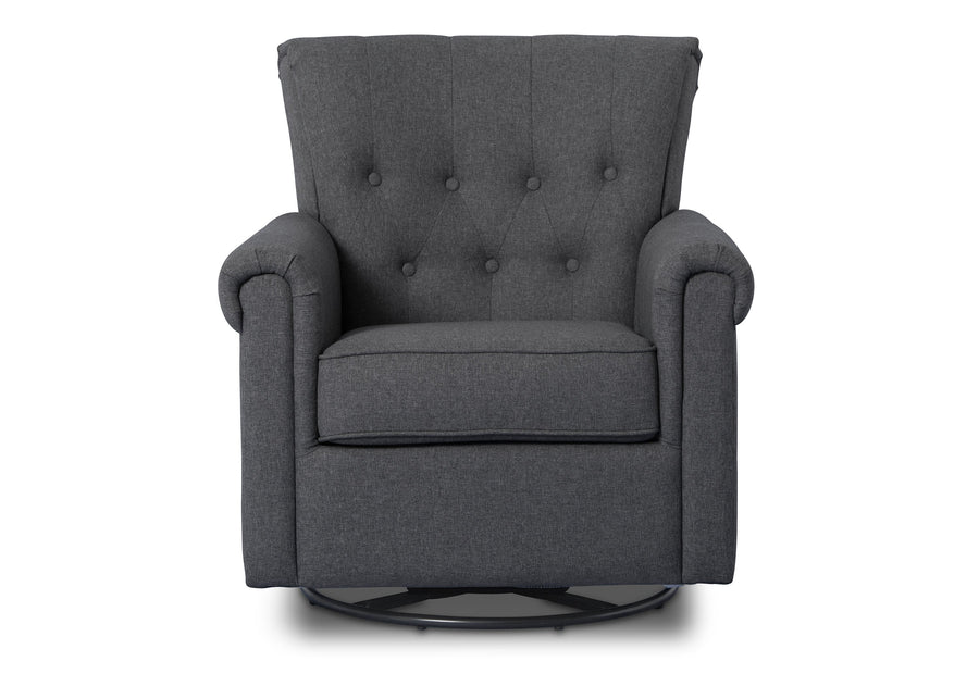 Charcoal Grey (931)  9-Harper Nursery Glider Swivel Rocker Chair
