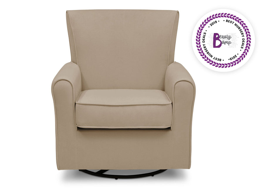 Toast Velvet (932) 14-Elena Nursery Glider Swivel Rocker Chair