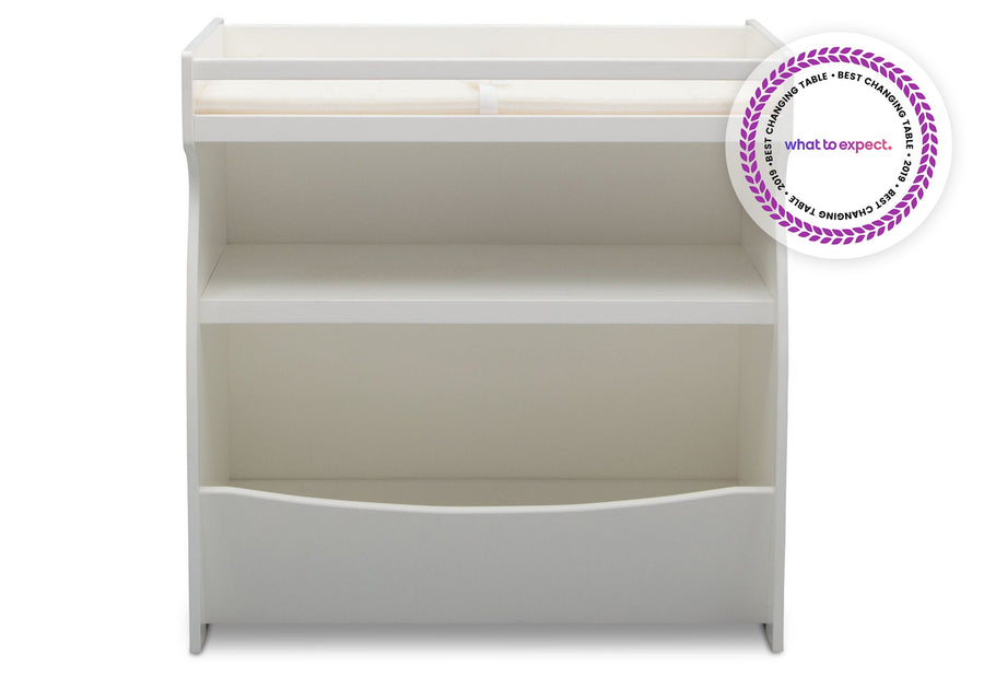 Bianca White 130 15-Gateway 2-in-1 Changing Table & Storage Unit