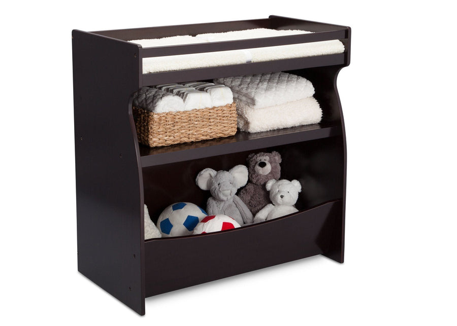 Dark Chocolate (207) 11-Gateway 2-in-1 Changing Table & Storage Unit