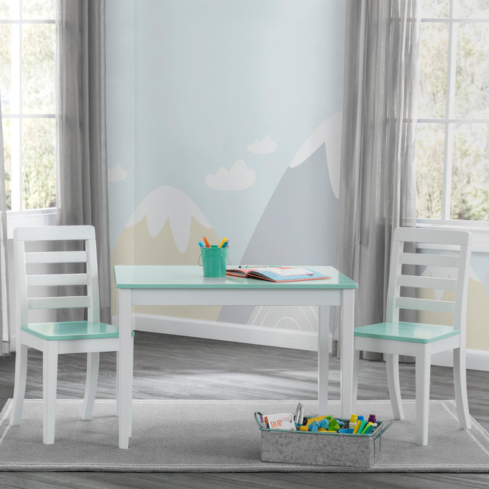 530300 134 gateway tnc bianca white with aqua lifestyle 103 0-Gateway Table & 2 Chair Set
