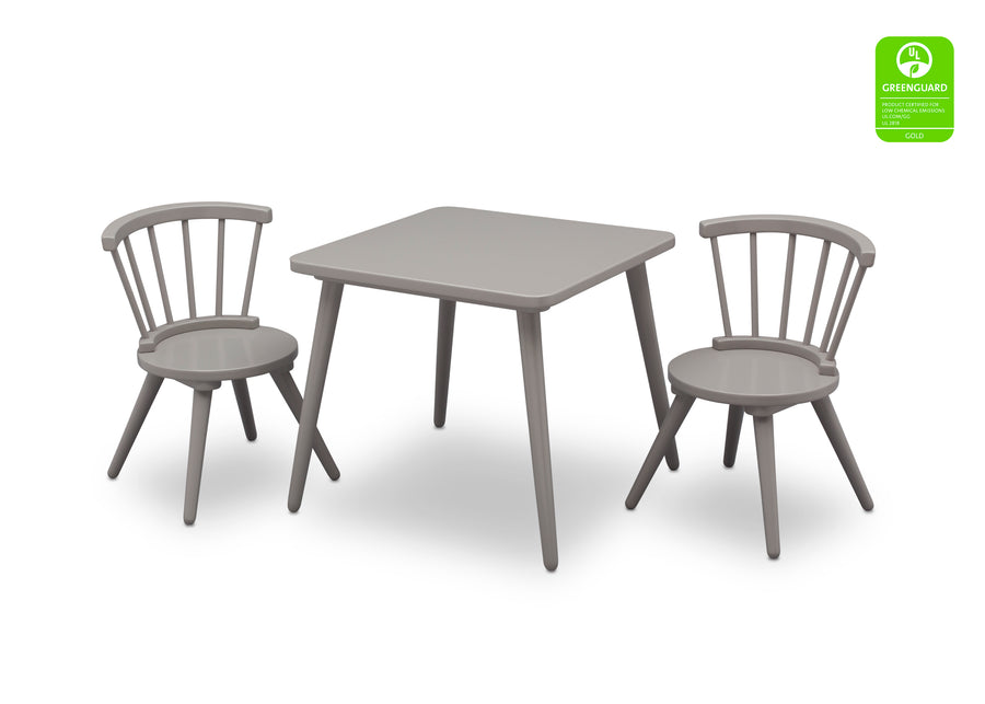 Grey (026) 2-Windsor Table & 2 Chair Set
