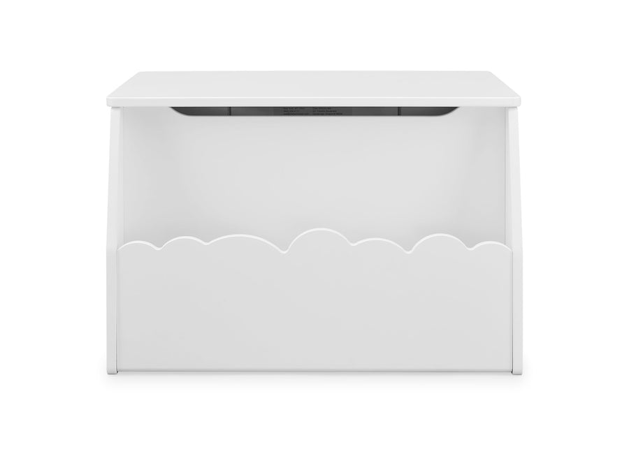 True White (151) 6-Cloud Toy Box