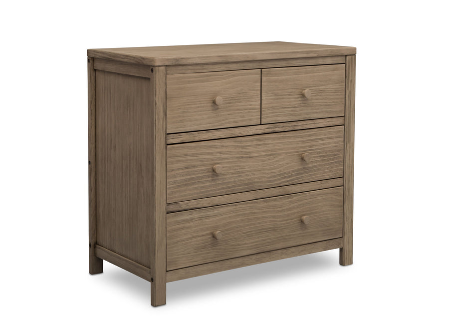 Rustic Driftwood (112) 26-Cambridge 3 Drawer Dresser