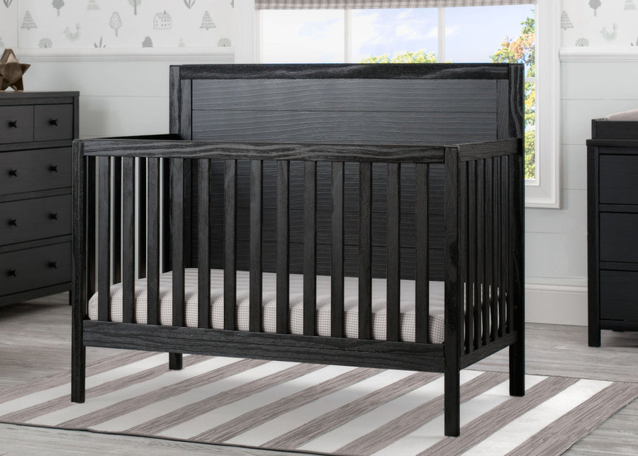 Rustic Ebony (935) 33-Cambridge 4-in-1 Convertible Crib