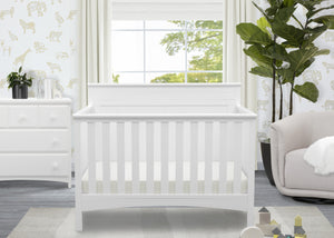 Bianca White (130) 15-Fancy 4-in-1 Convertible Crib