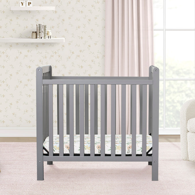 Classic Mini Crib with 2.75-inch Mattress - Convertible to Twin Bed 34-Classic Mini Crib with 2.75-inch Mattress - Convertible to Twin Bed