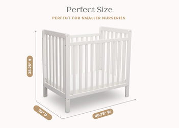 Classic Mini Crib with 2.75-inch Mattress - Convertible | Delta Children
