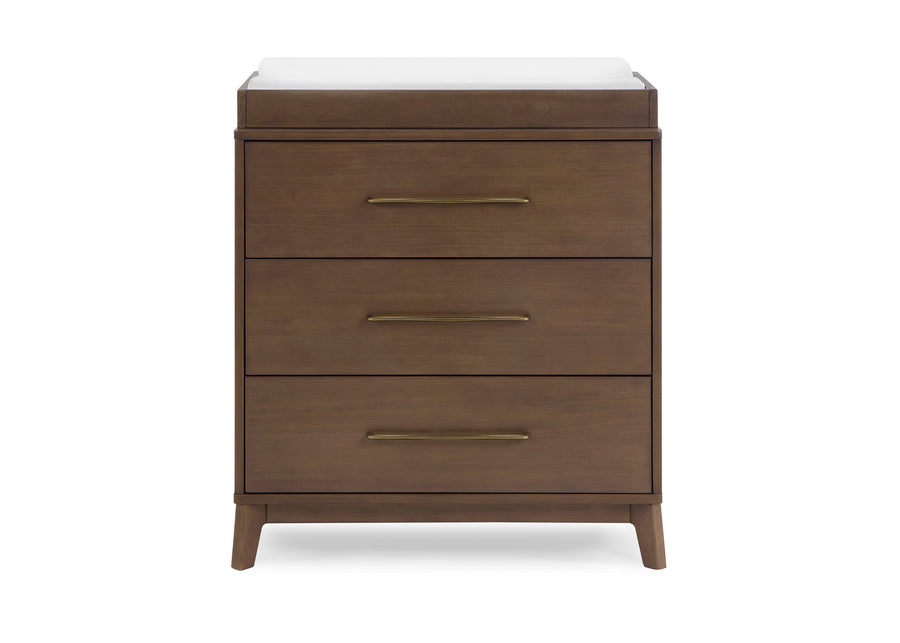 Spencer 3 Drawer Dresser with Changing Top and Interlocking Drawers 15-Spencer 3 Drawer Dresser with Changing Top and Interlocking Drawers