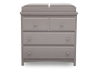 Grey (026) 20-Emerson 3 Drawer Dresser with Changing Top