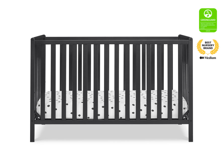 Ebony (0011) 11-Heartland 4-in-1 Convertible Crib