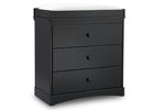 Ebony (0011) 17-Skylar 3 Drawer Dresser with Changing Top