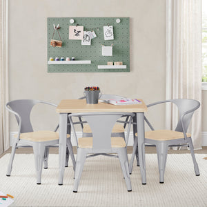 Bistro Table and 4 Chair Set 3-Bistro Table and 4 Chair Set