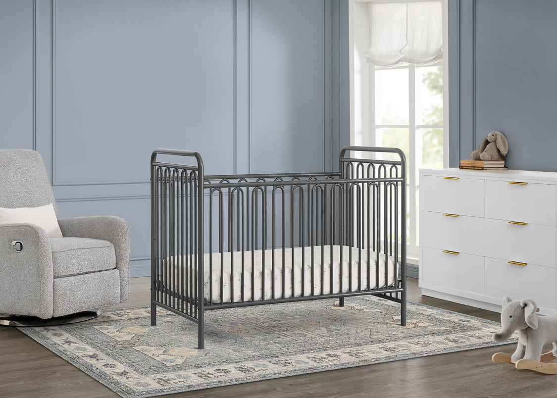 Darcy 4-in-1 Convertible Metal Crib