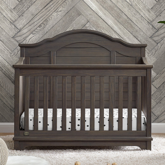 Rustic Grey (084) 16-Asher 6-in-1 Convertible Crib