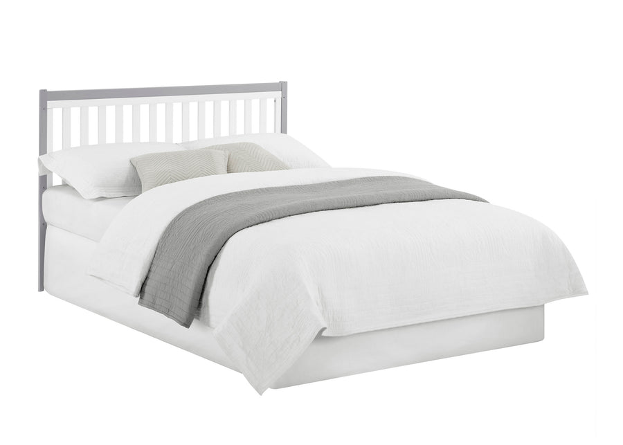 White with Grey (027) 15-Tribeca 4-in-1 Convertible Crib