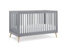 Grey with Natural (1359) 41-Jordan 4-in-1 Convertible Crib