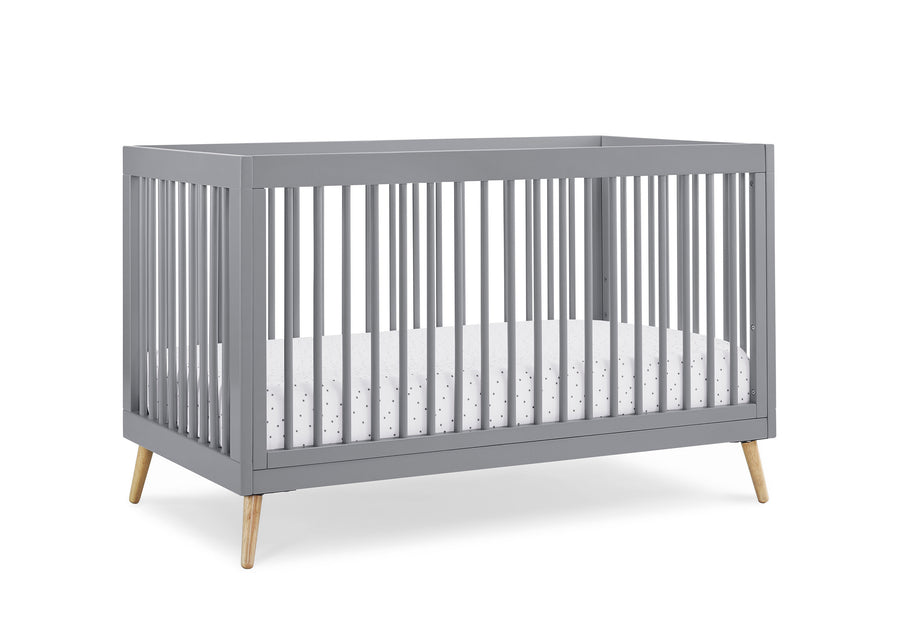 Grey with Natural (1359) 41-Jordan 4-in-1 Convertible Crib