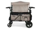 Black and Tan (2473) 11-Jeep Wrangler Deluxe Stroller Wagon with Cooler Bag