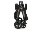 Black and Tan (2473) 10-Jeep Wrangler Deluxe Stroller Wagon with Cooler Bag