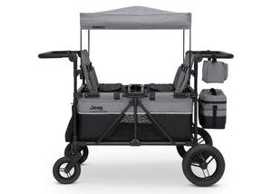 Jeep Wrangler Deluxe 4 Seater Stroller Wagon Grey Shadow (2363) 2