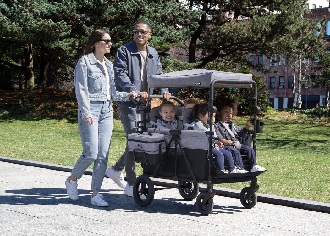 Jeep Wrangler Deluxe 4 Seater Stroller Wagon by Delta