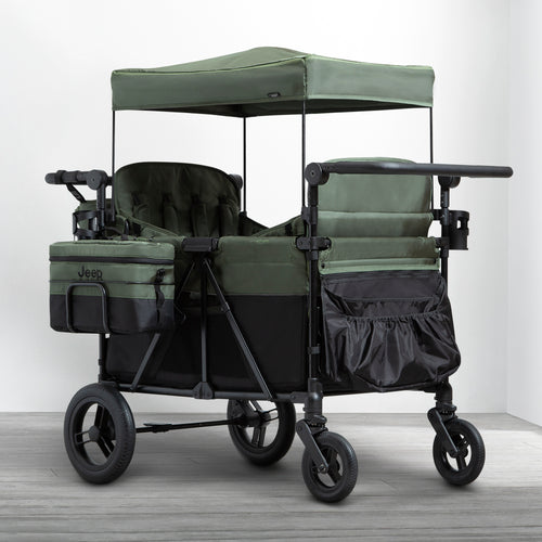 best jeep wagon stroller Jeep Wrangler Deluxe 4 Seater Stroller Wagon with Cooler Bag